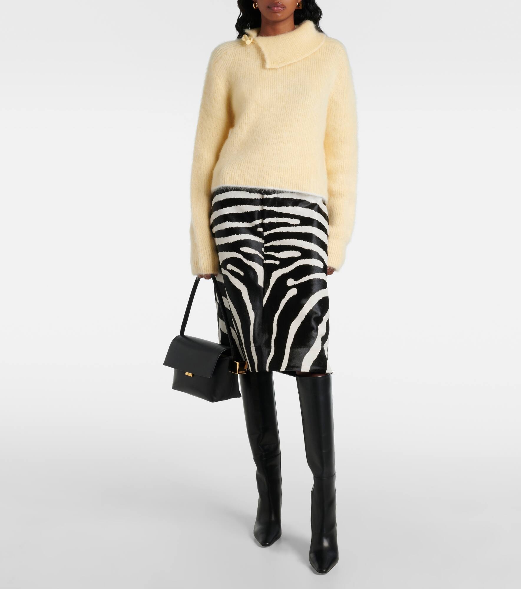 The Bisou leather knee-high boots - 3