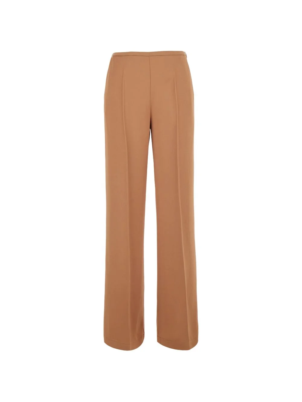 pressed-crease straight-leg trousers - 1