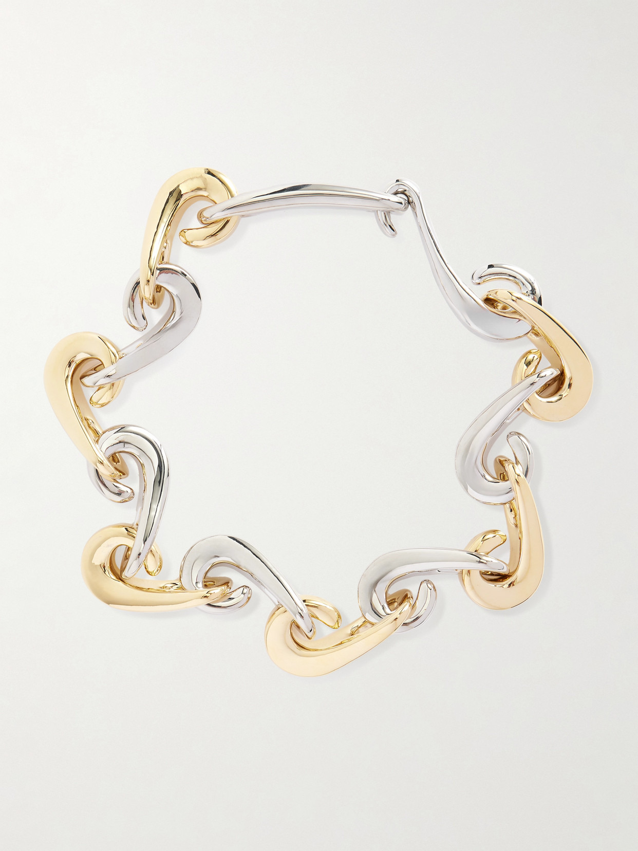 Gold And Silver-tone Necklace - 1