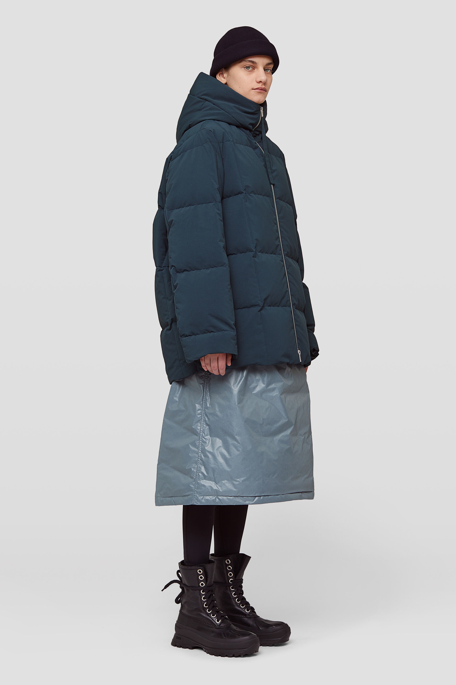 Quilted Down Jacket - 3