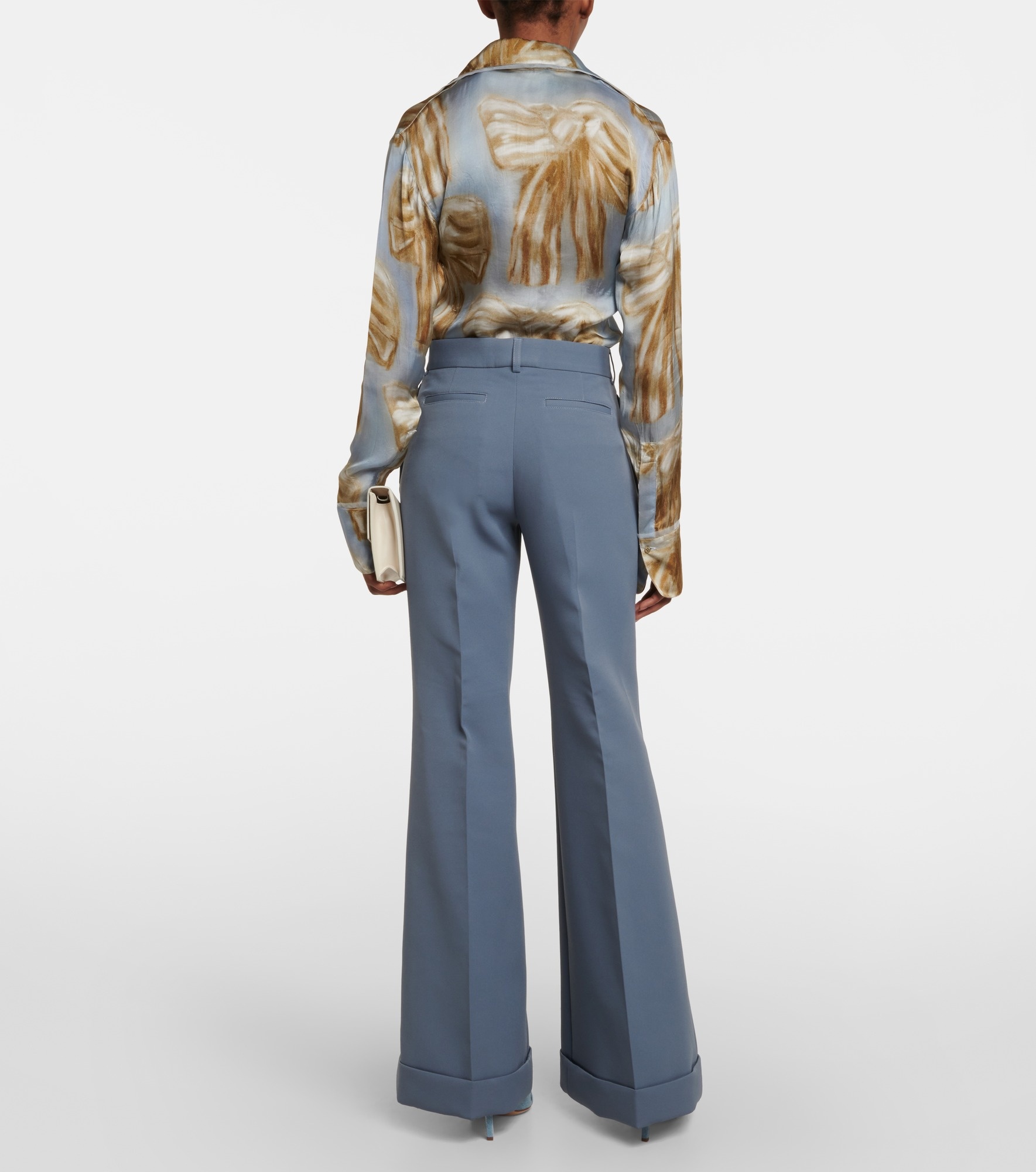 Low-rise wide-leg pants - 3