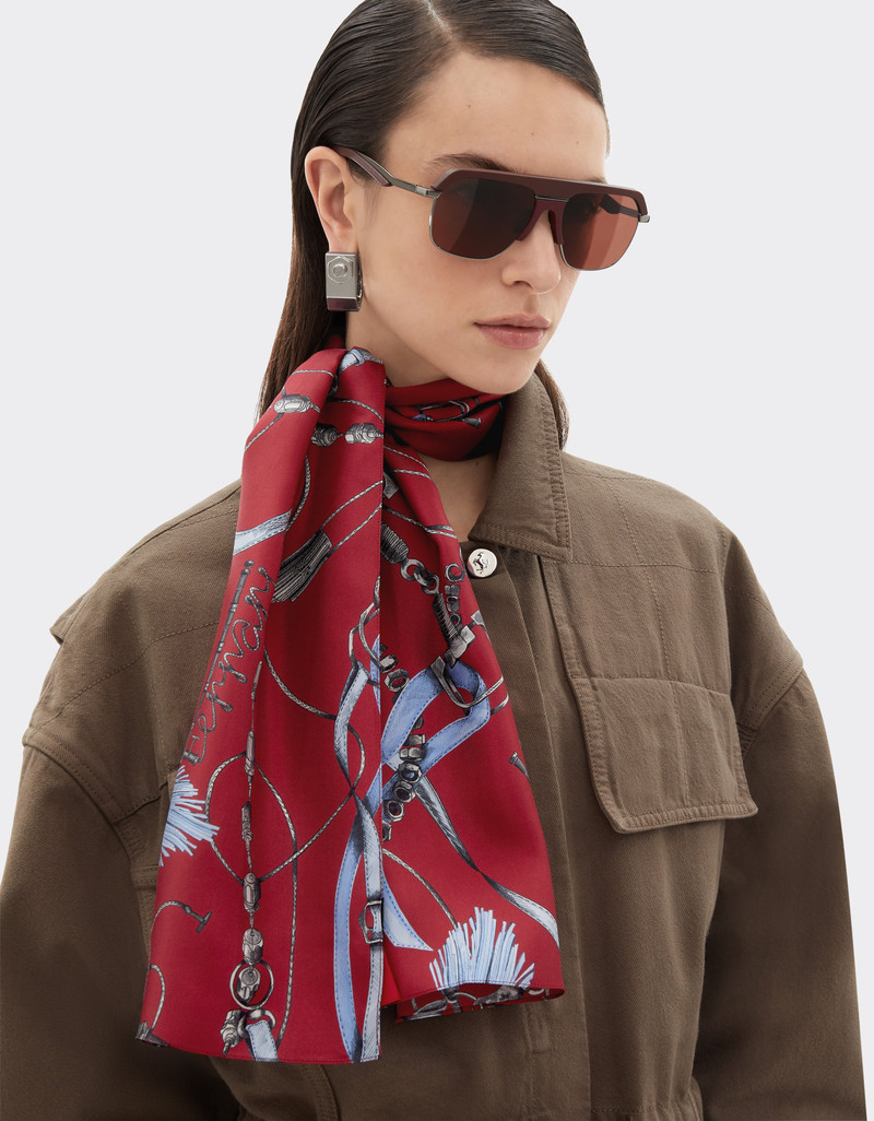 Shelley in silk twill with Ferrari Closet print 3