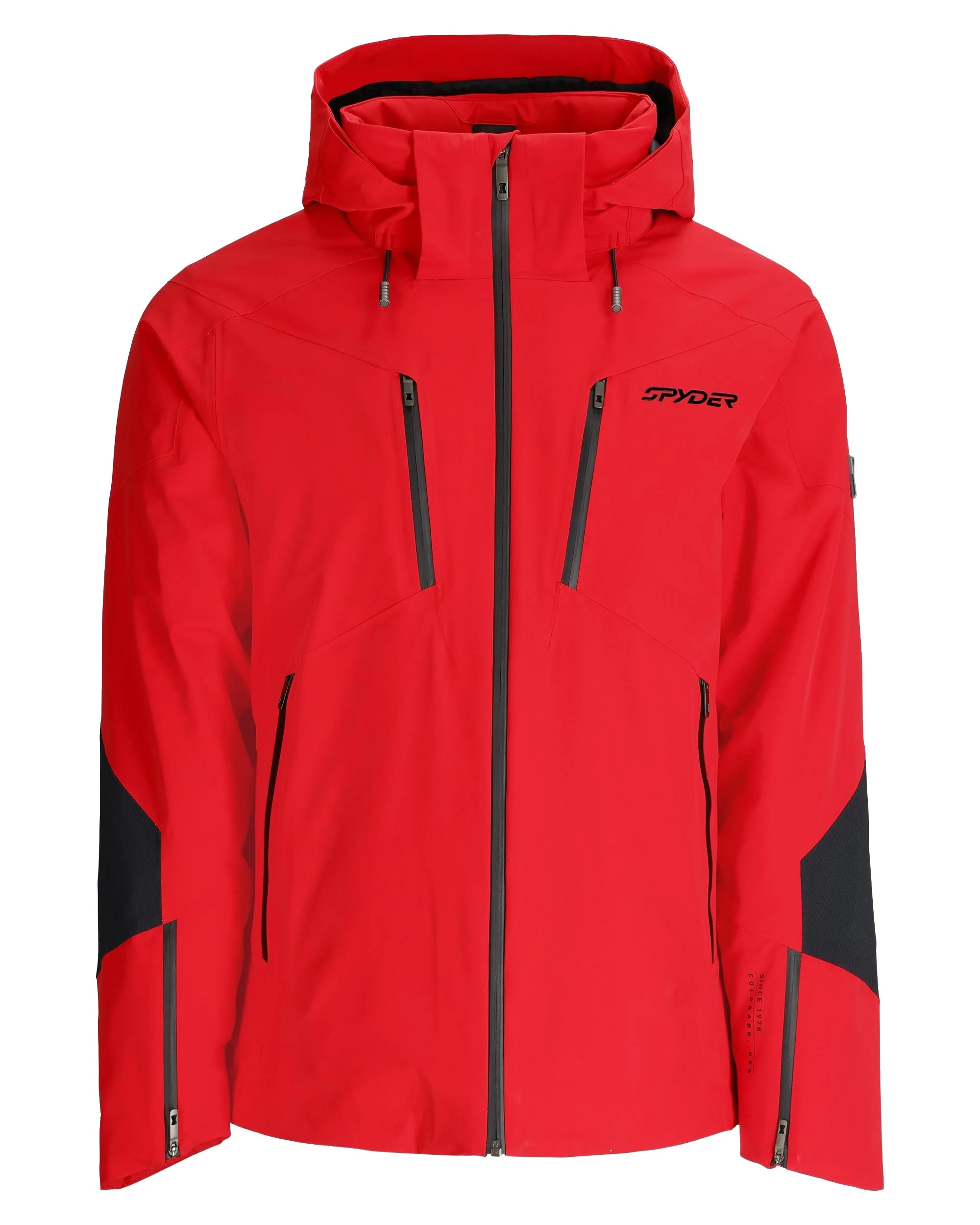 Mens Alyeska Jacket - Spyder Red - 1