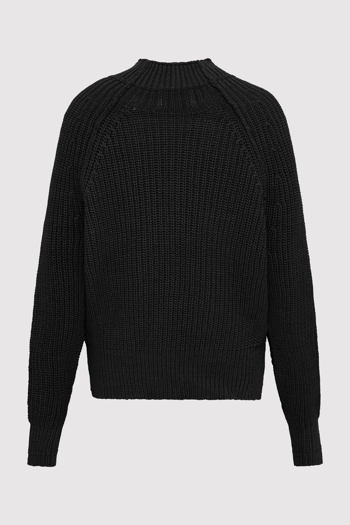 Split Sleeve Jumper - Black - 5