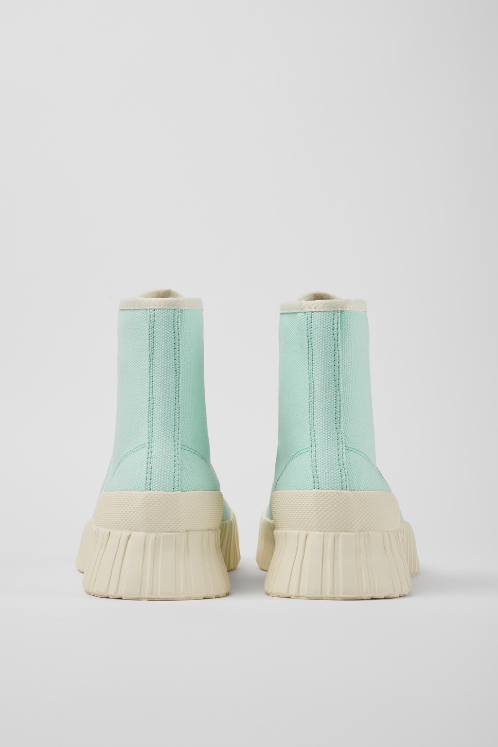 Light green recycled cotton sneakers - 3