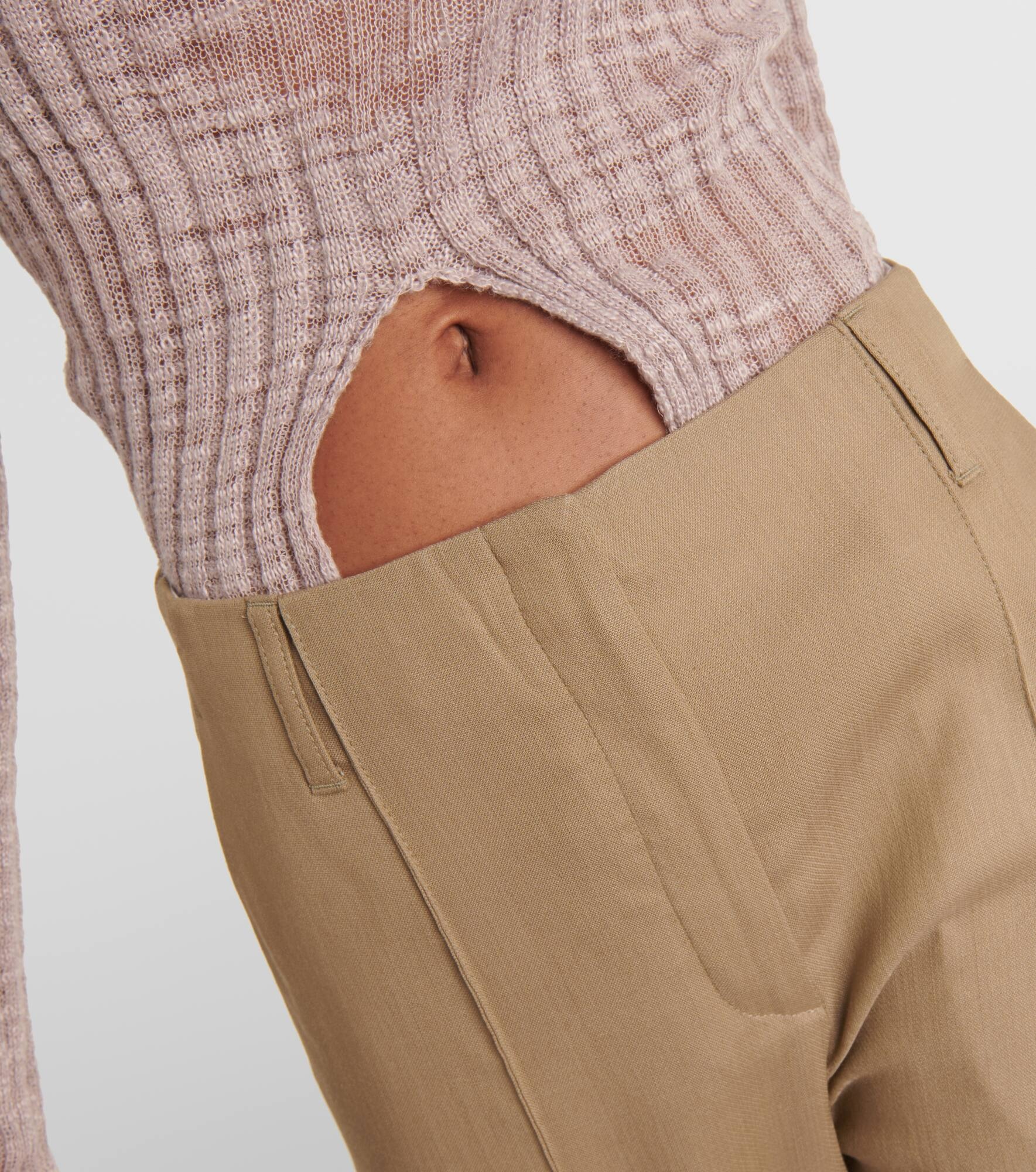 Pitmel wool-blend straight pants - 4