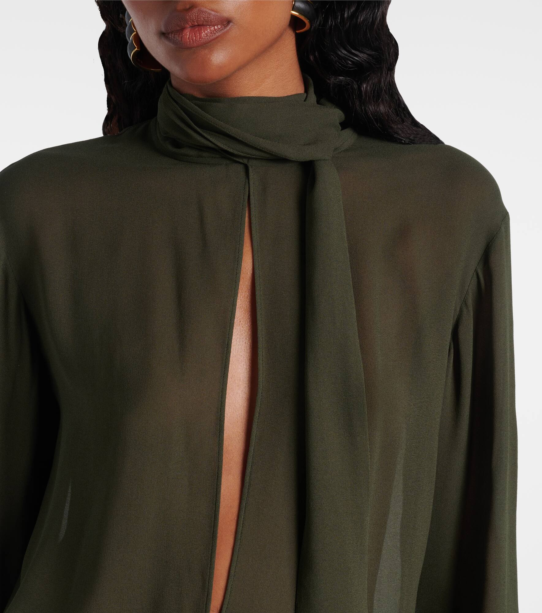 Crêpe georgette blouse - 4