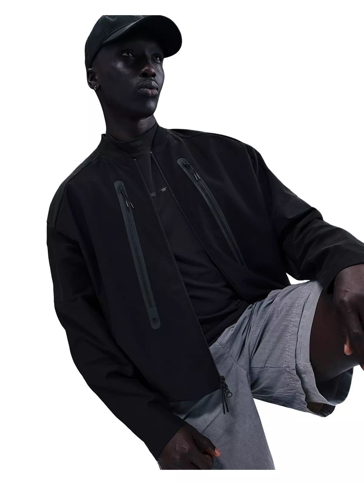 Men's Tech Dri-FIT Shori Bomber Jacket - Black - 3
