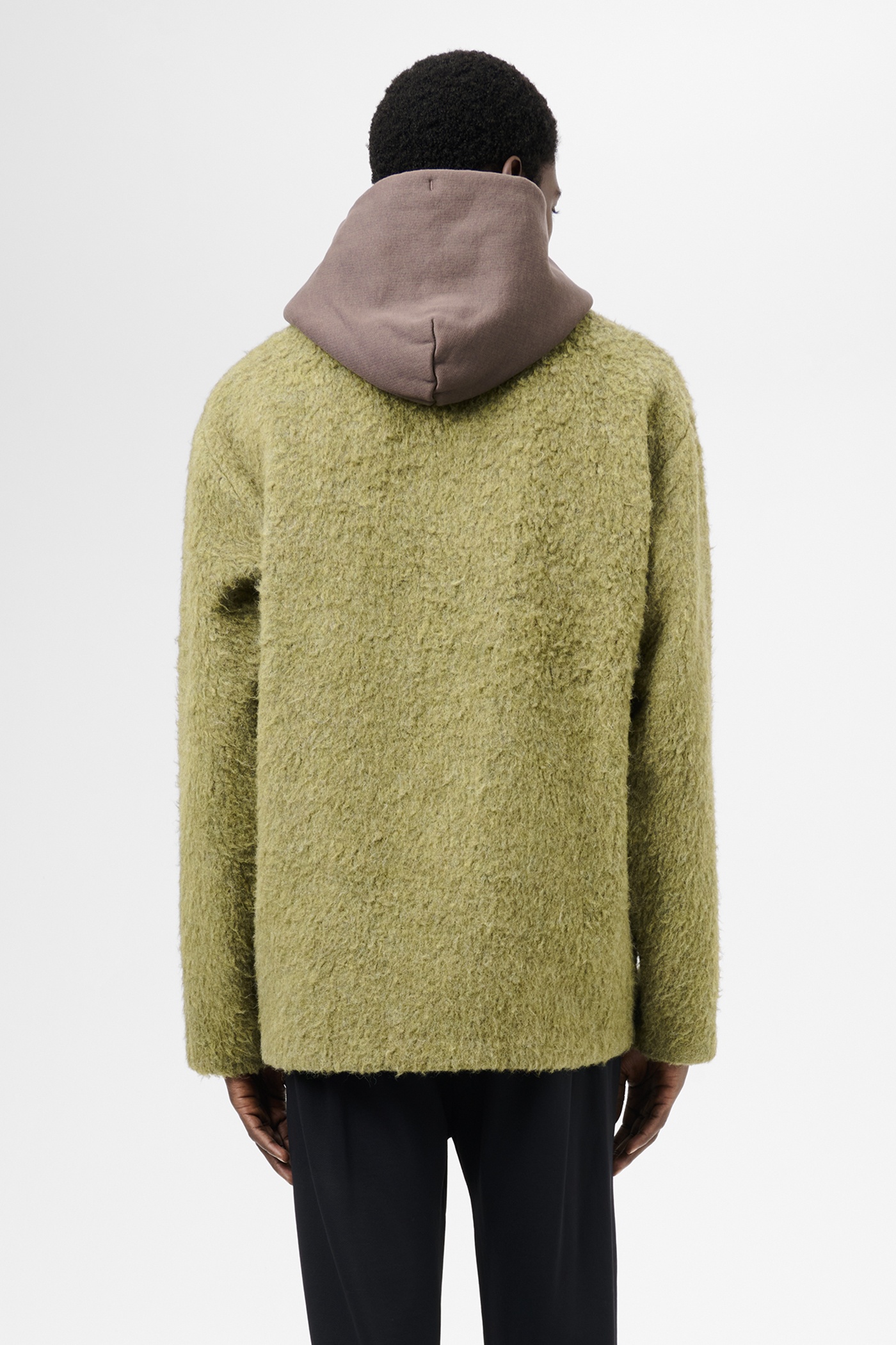 Our Legacy Cardigan Fresh Moss Tumble Wool | REVERSIBLE Our Legacy Cardigan Fresh Moss Tumble Wool | REVERSIBLE