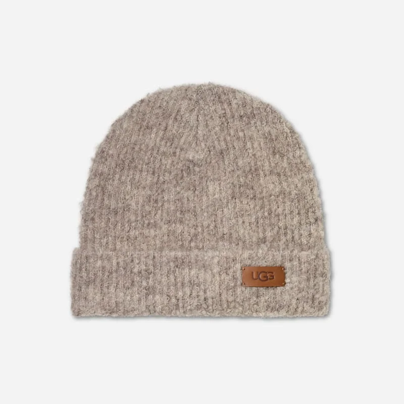 ® Men's Boucle Cuff Beanie in Oyster Heather - 1