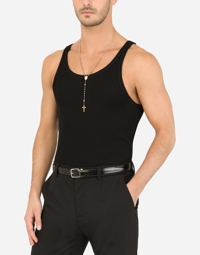 Dolce & Gabbana Tradition yellow gold rosary necklace outlook