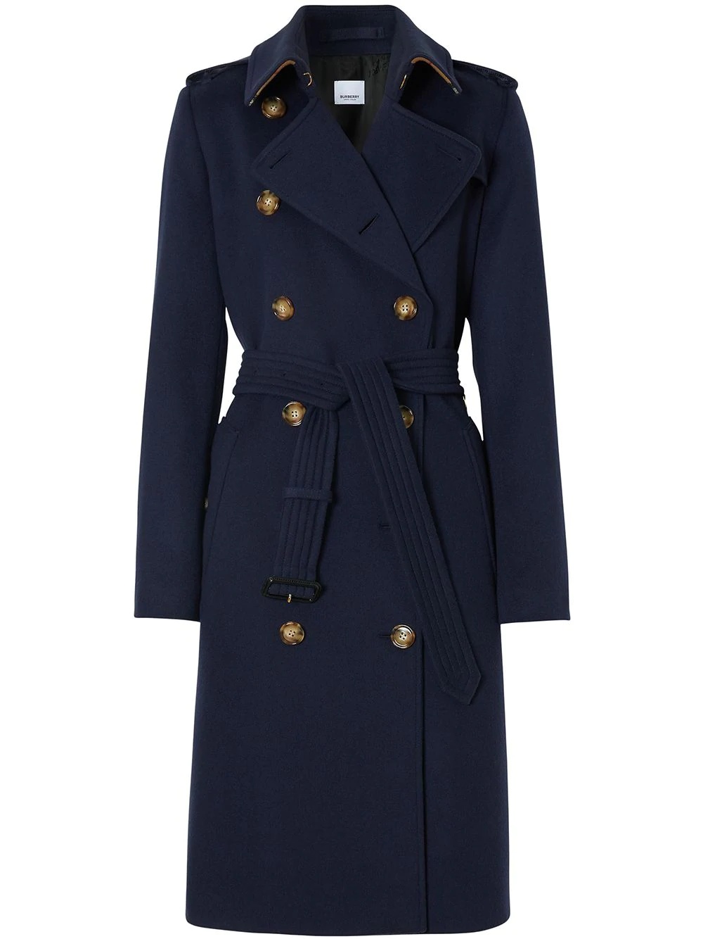 belted trench coat - 1