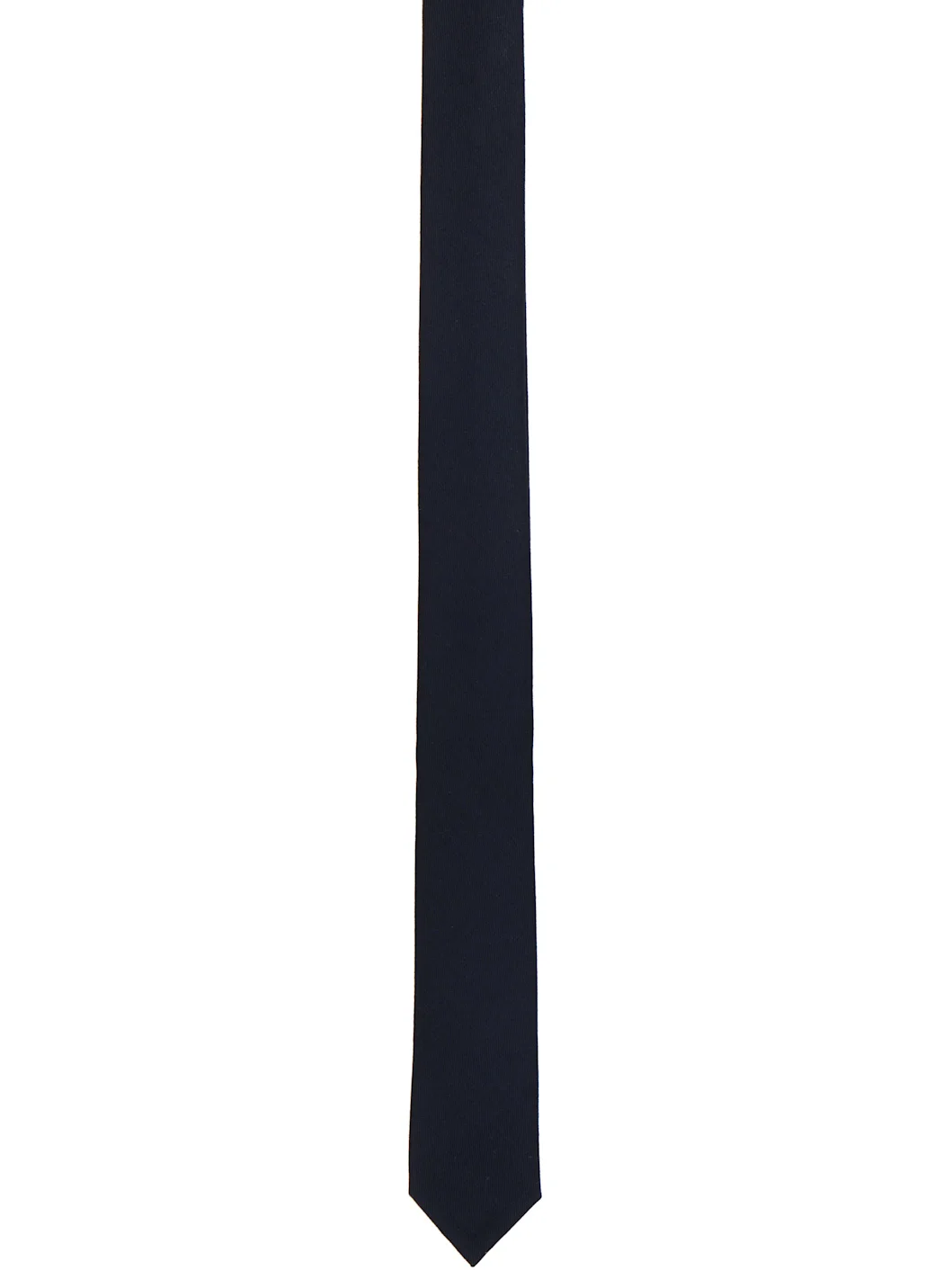 Navy Twill Classic Tie - 1