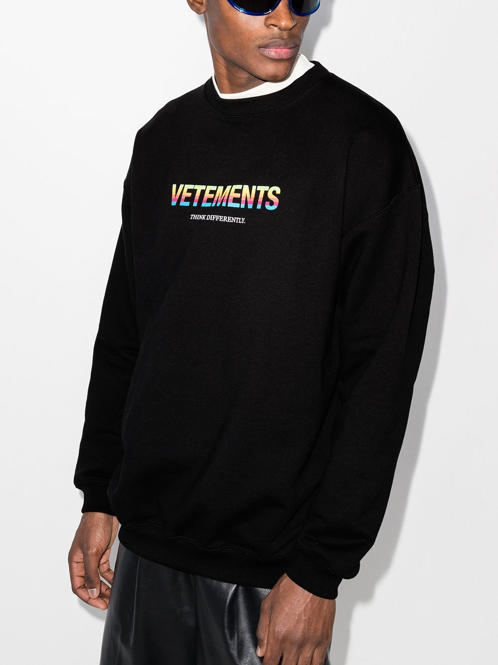 logo print sweatshirt - 2