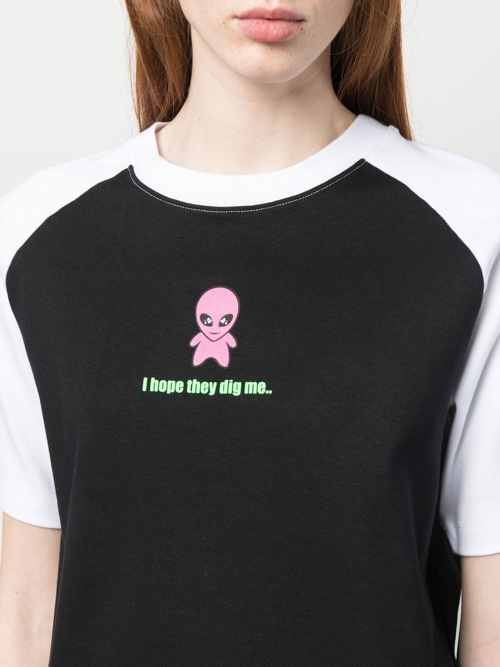 slogan-print T-shirt - 5