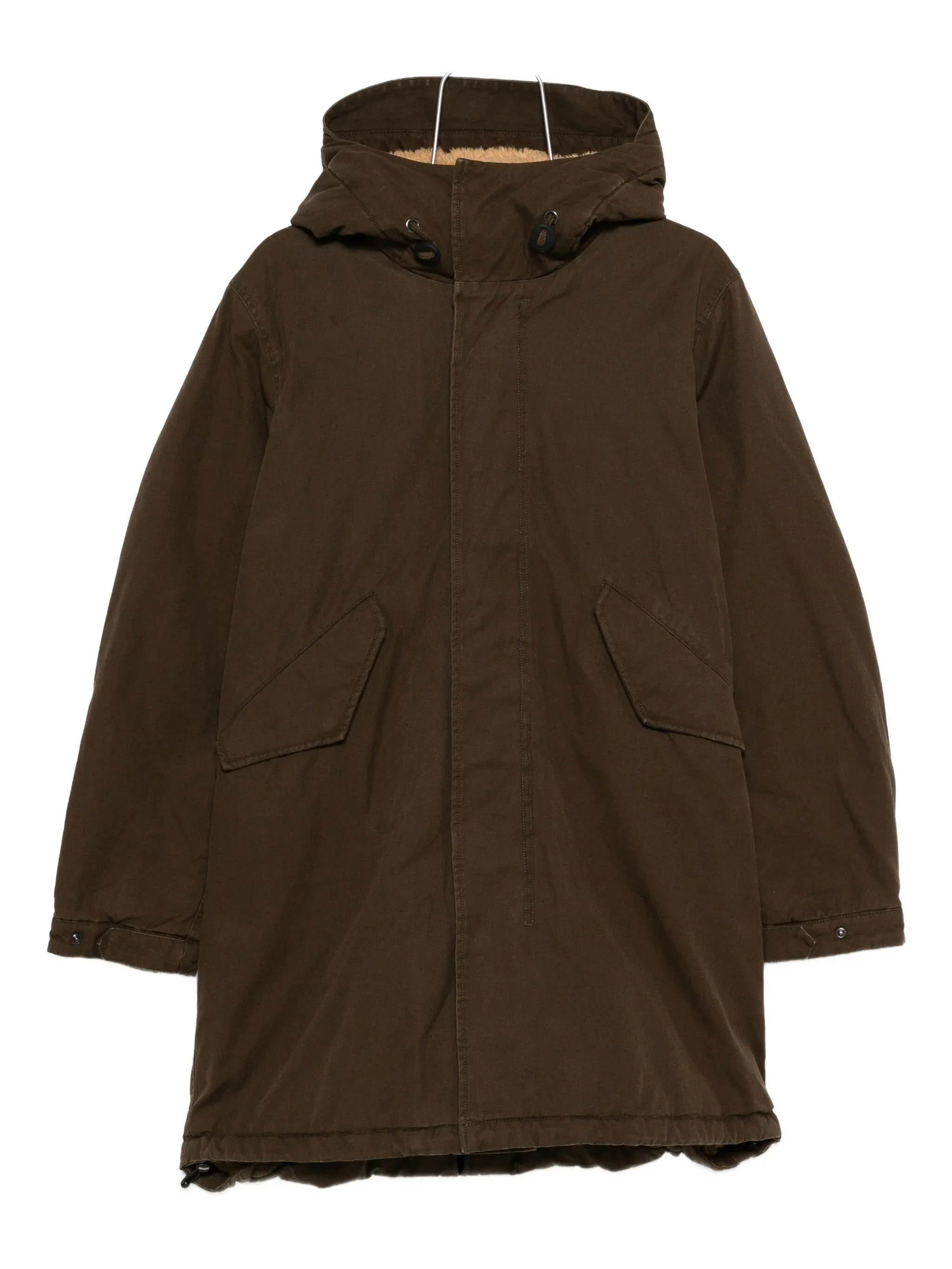 Aspesi Shearling-trim Hooded Jacket - 1