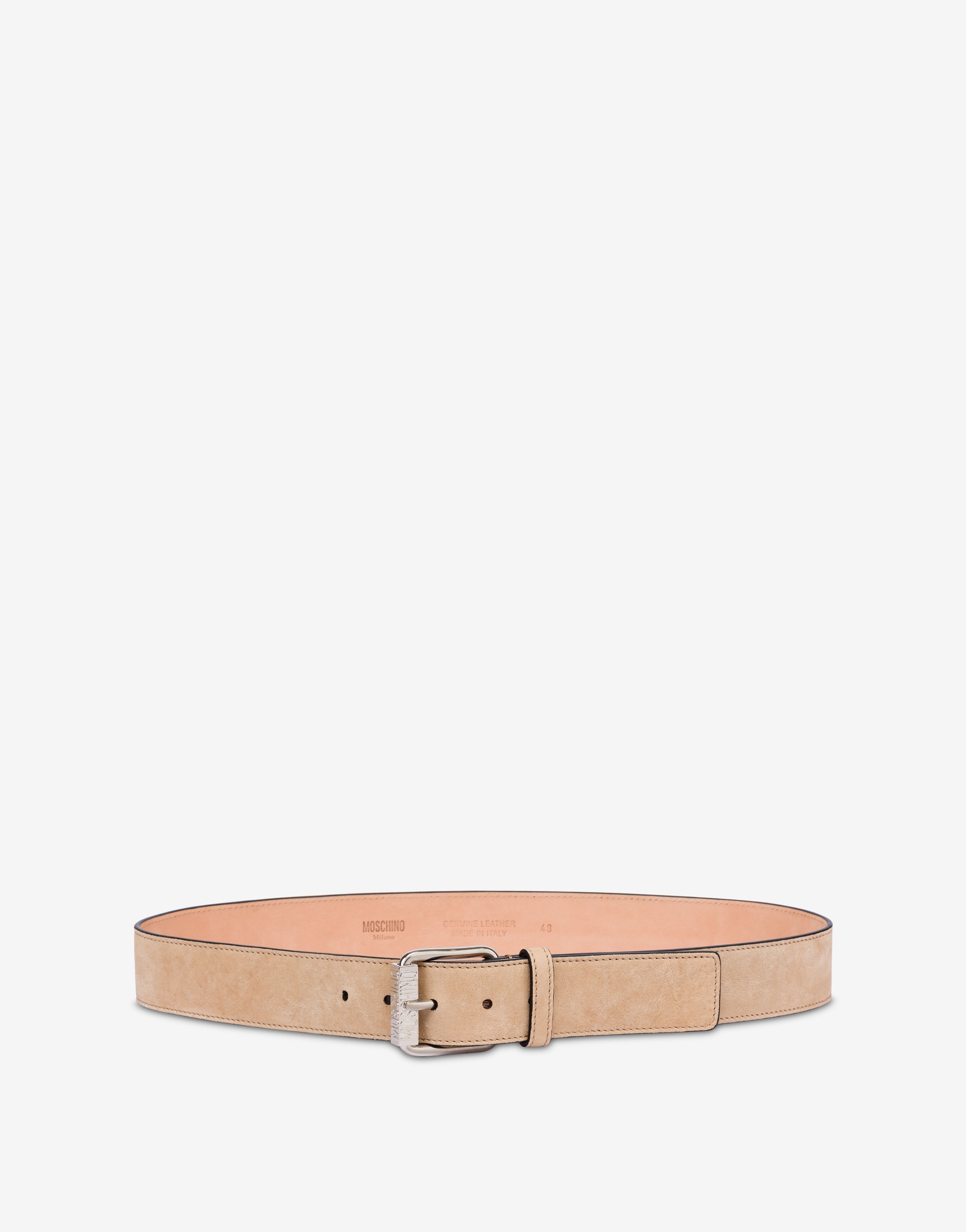 WASHED NAPPA LEATHER BELT - 1