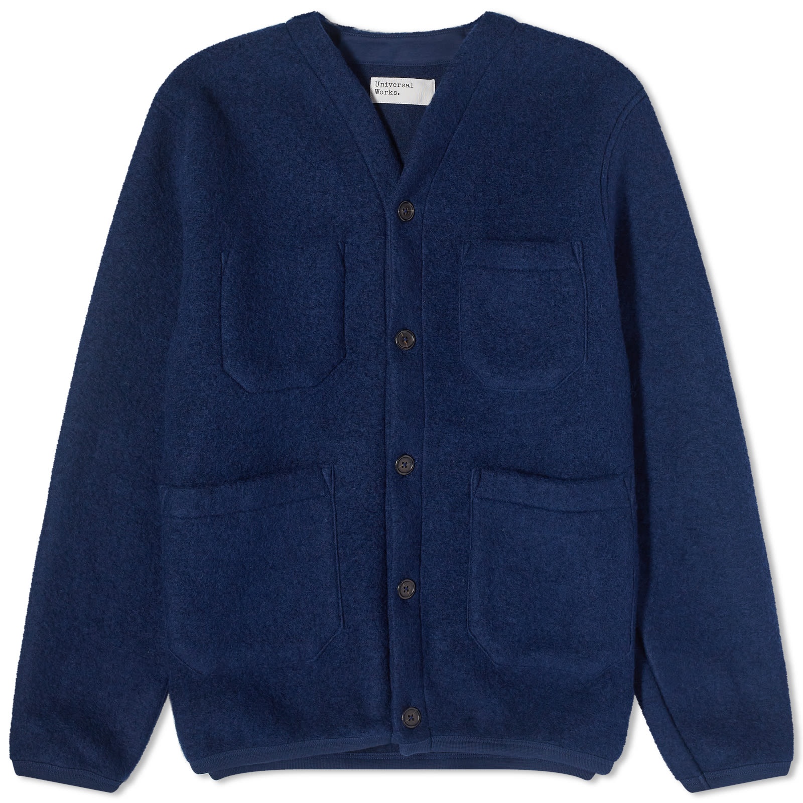 Universal Works Wool Fleece Cardigan - 1