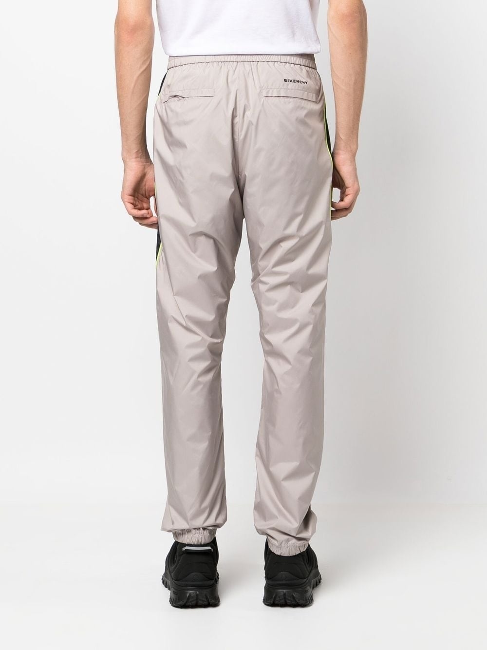side-stripe track pants - 4
