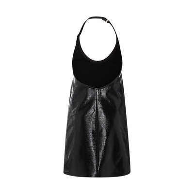 courrèges black cotton mini dress outlook