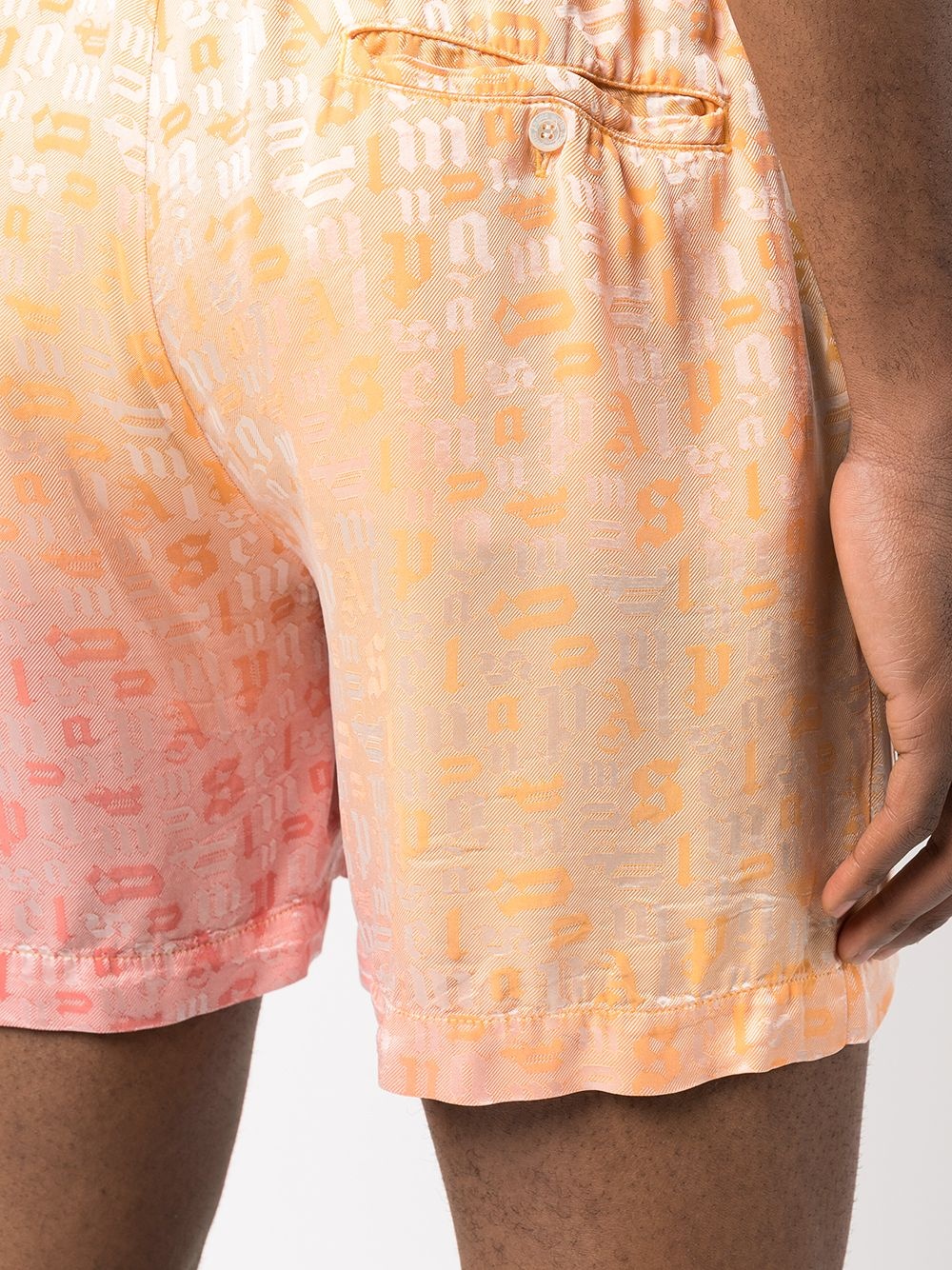 initial-print drawstring shorts - 5