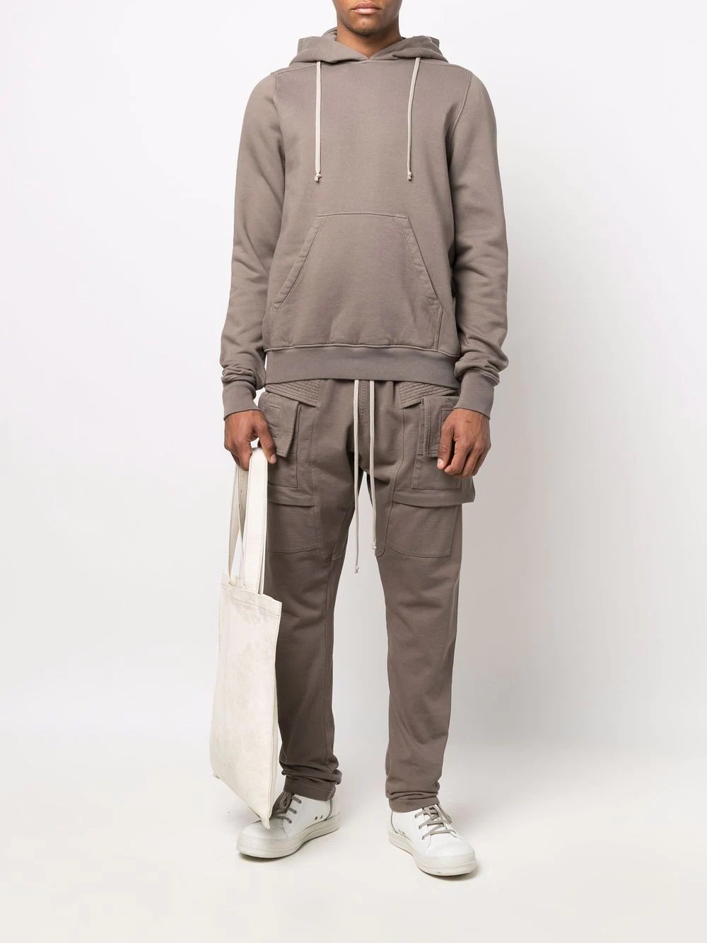 long-sleeved cotton hoodie - 2