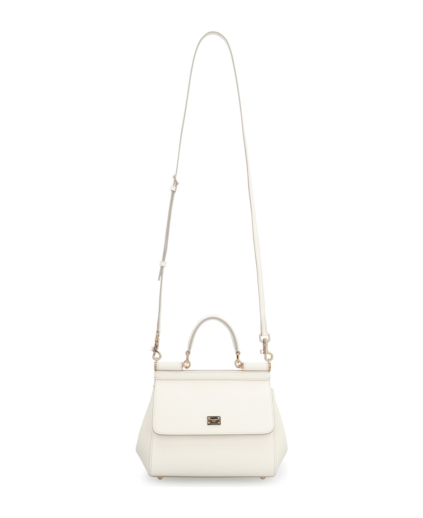 Sicily Media Leather Handbag - 5