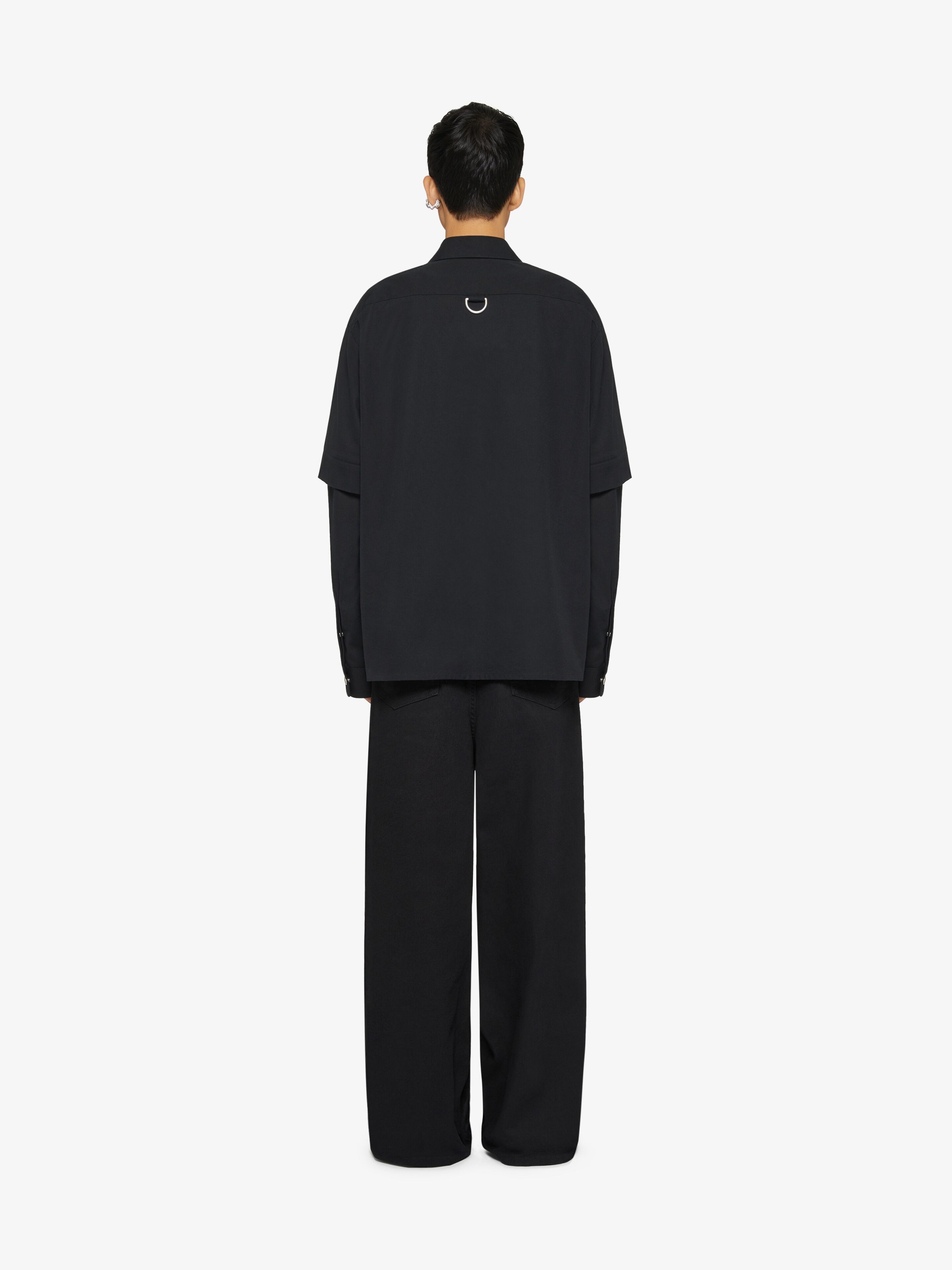 Givenchy SHIRT IN COTTON WITH METAL DETAILS | REVERSIBLE