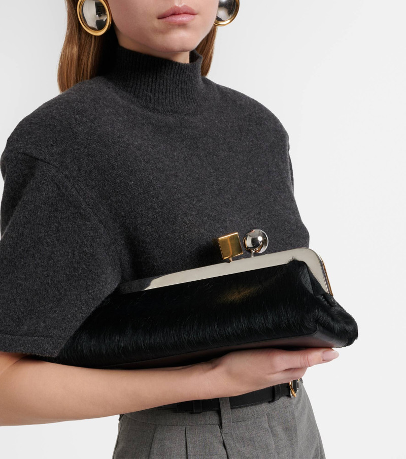Salon calf hair shoulder bag 6