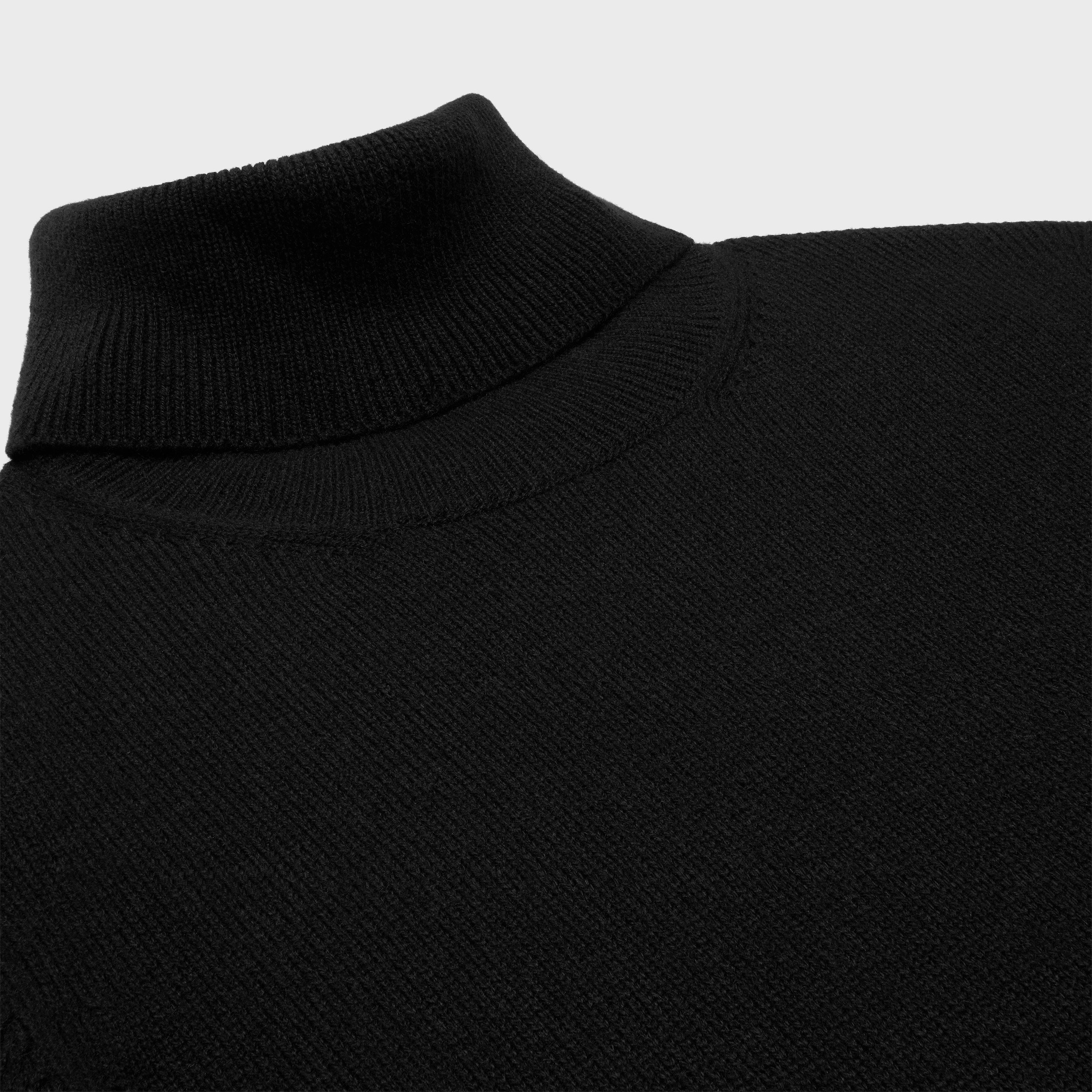 turtleneck sweater in scottish cashmere - 3