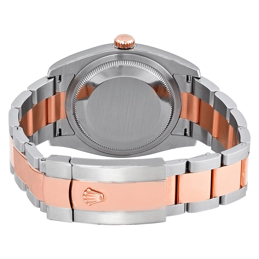 Rolex Oyster Perpetual Datejust 36 White Dial Stainless Steel and 18K Everose Gold Bracelet Automati - 3