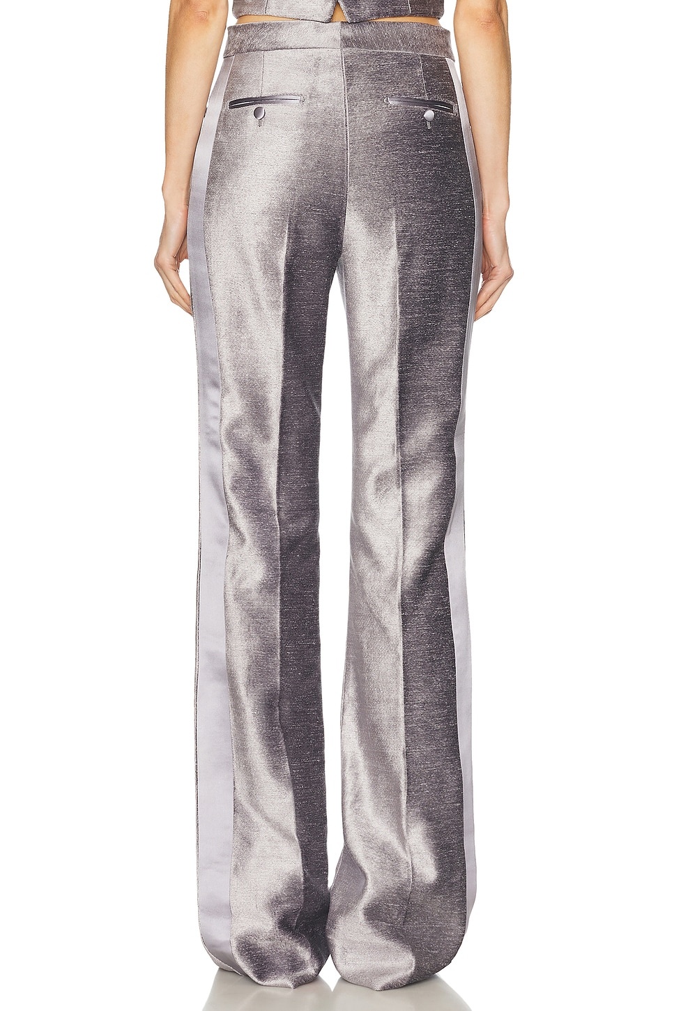 Tailored Tuxedo Wide Leg Pant - 4