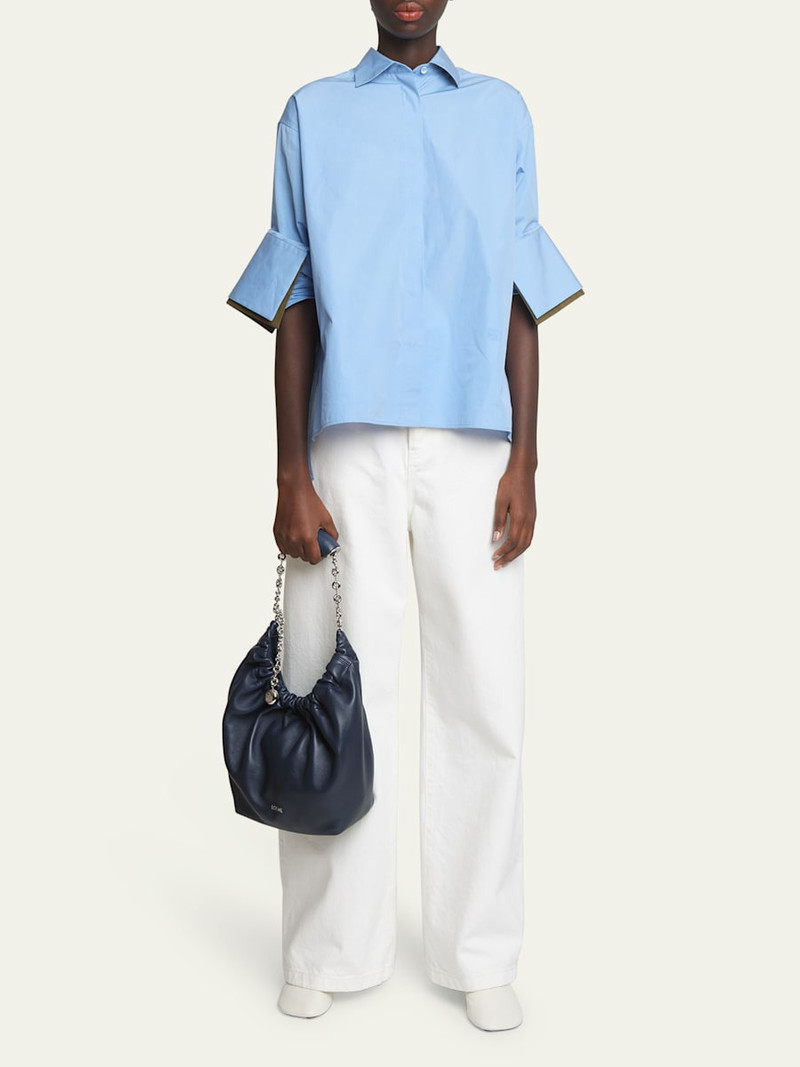 Squeeze Small Shoulder Bag in Napa Leather 5