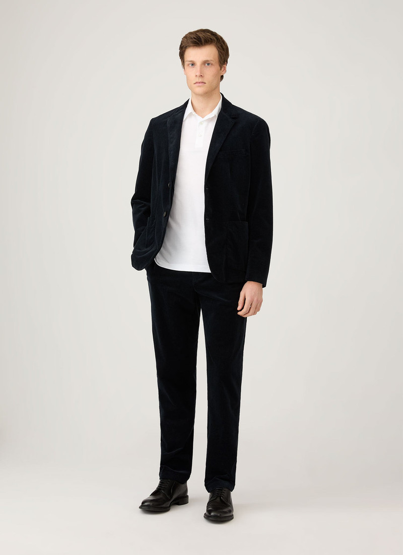 Sunspel Jersey Classic Long Sleeve Polo Shirt outlook