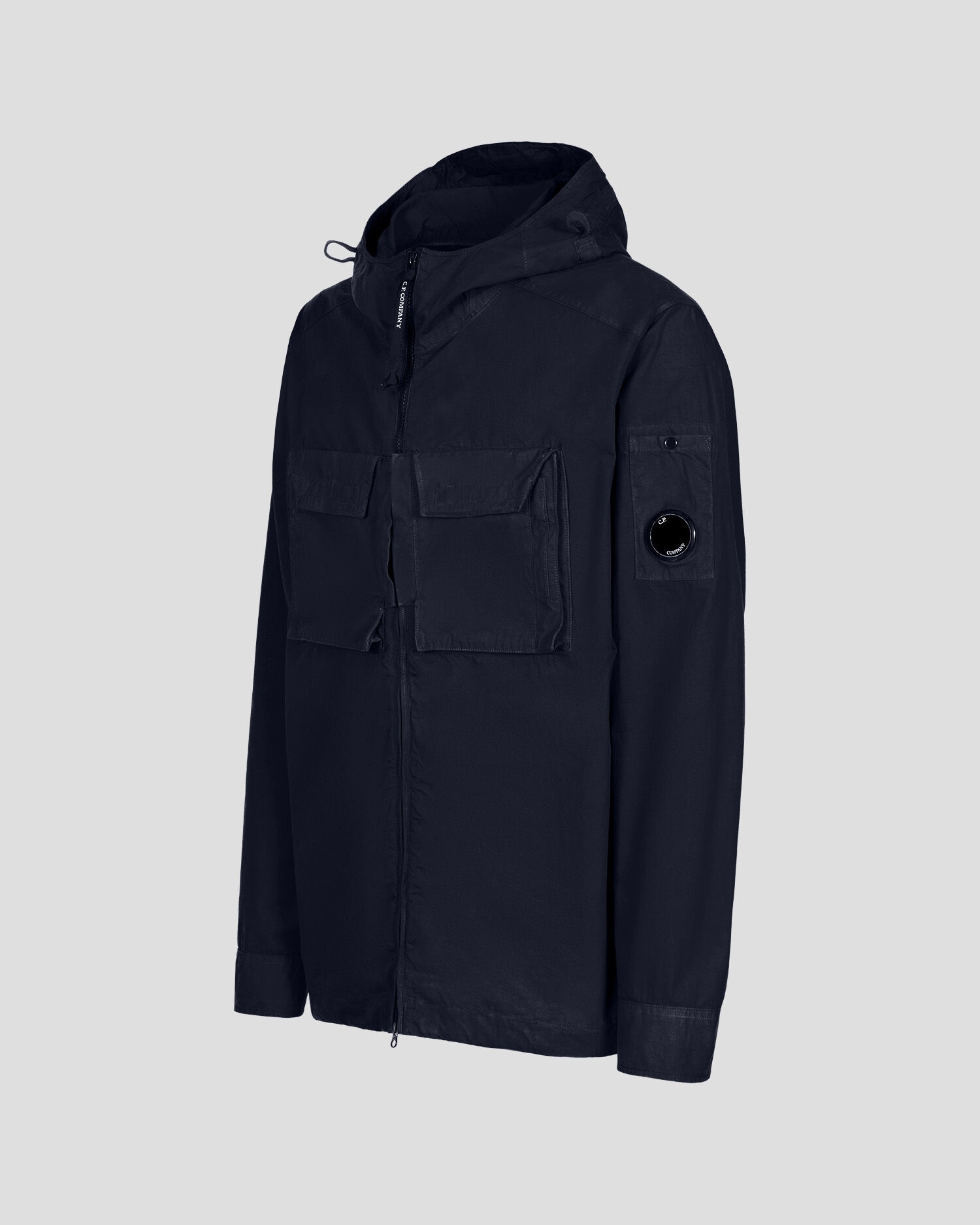 Heavy Popeline Emerized Hooded Shirt - 7