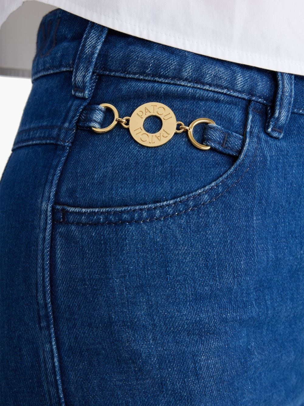 organic-cotton flared jeans - 4