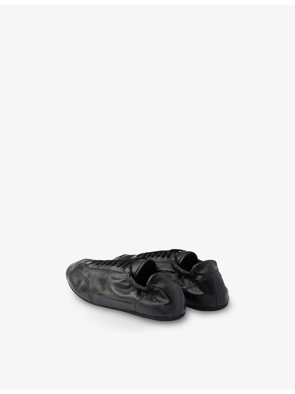 Collapse Leather Low-Top Trainers - 4
