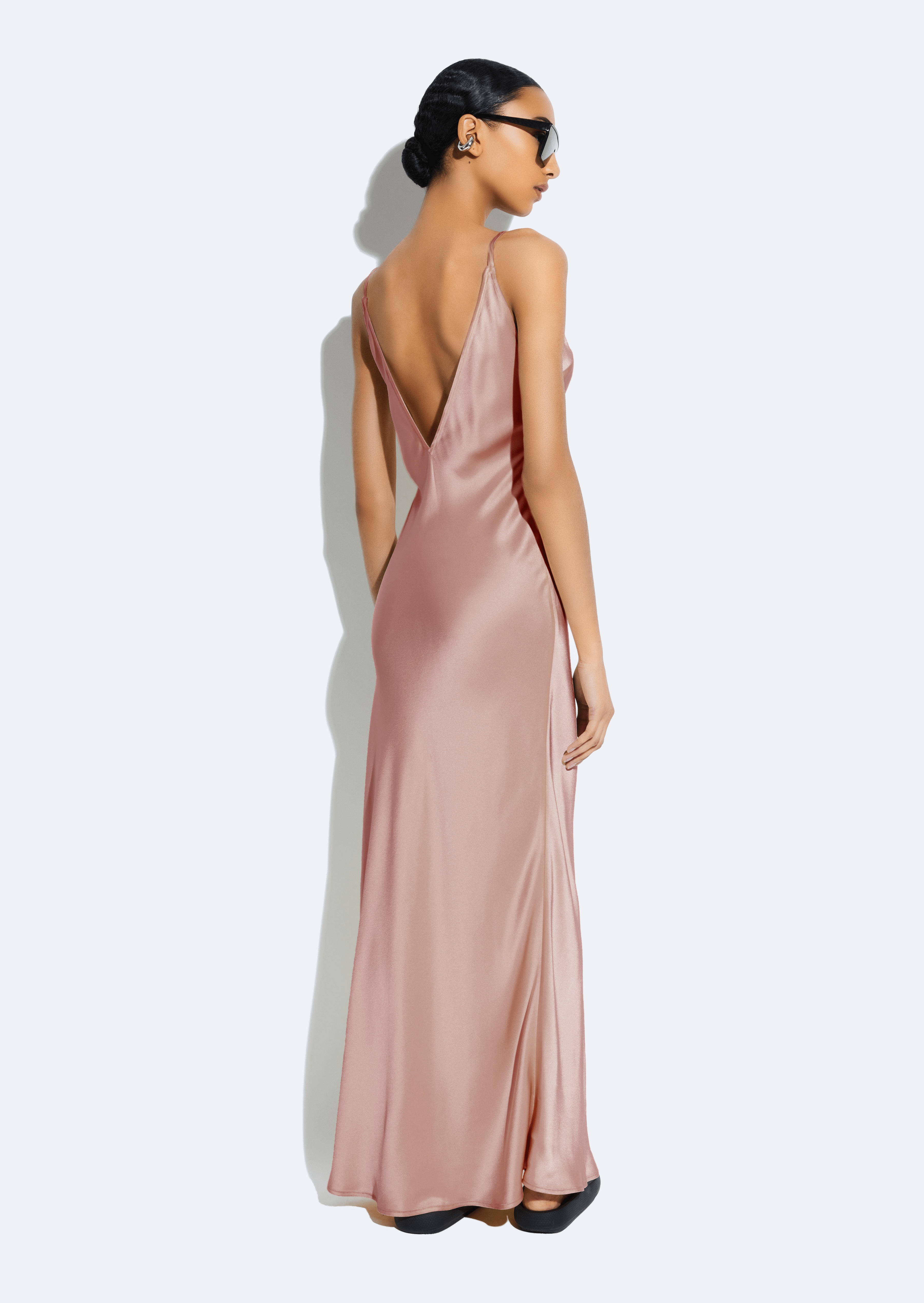 Satin Slip Dress - 3