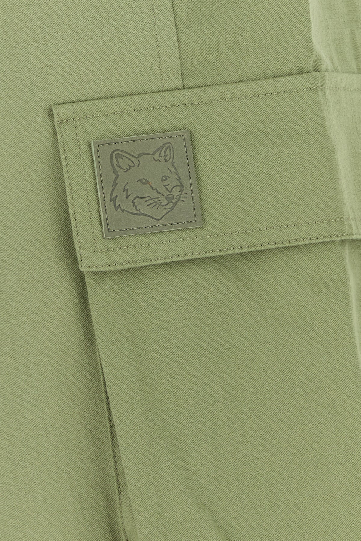 Green cotton bermuda shorts - 3