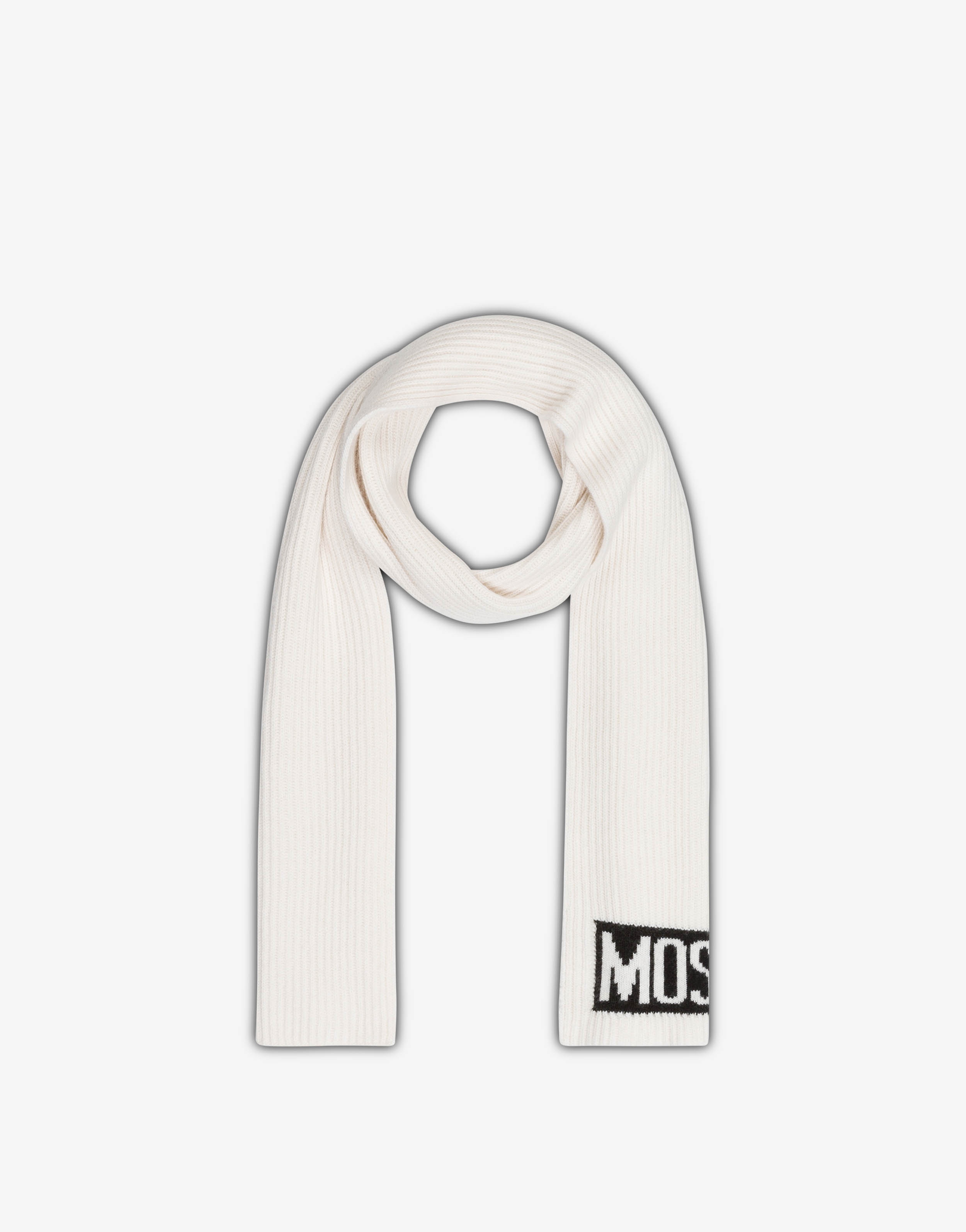 KNIT SCARF WITH LOGO - 2