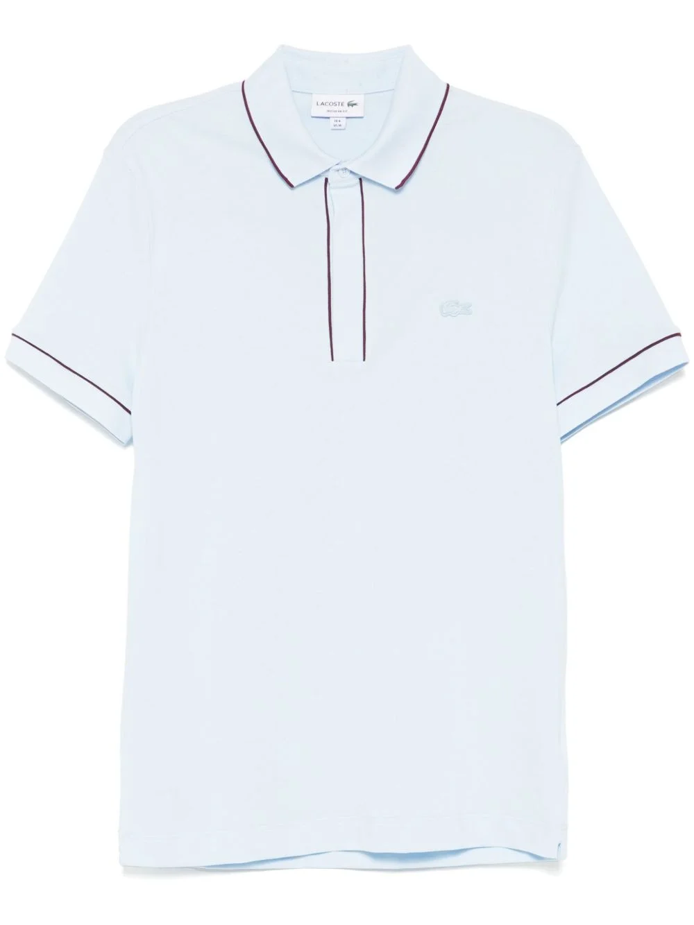 stretch piqué polo shirt - 1