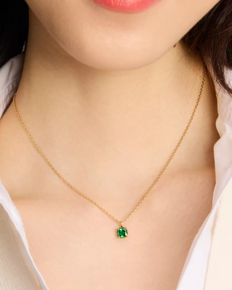 kate spade Little Luxuries 6mm Square Pendant outlook