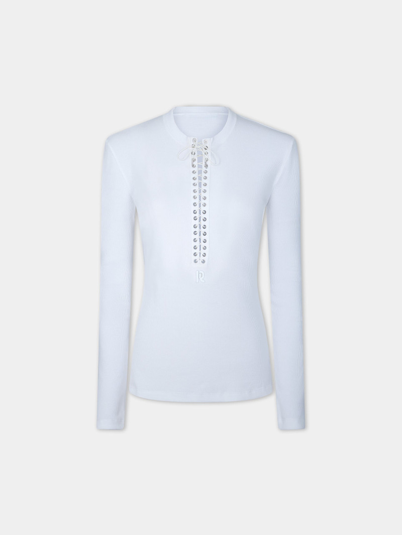 HENLEY TOP IN COTTON JERSEY 1