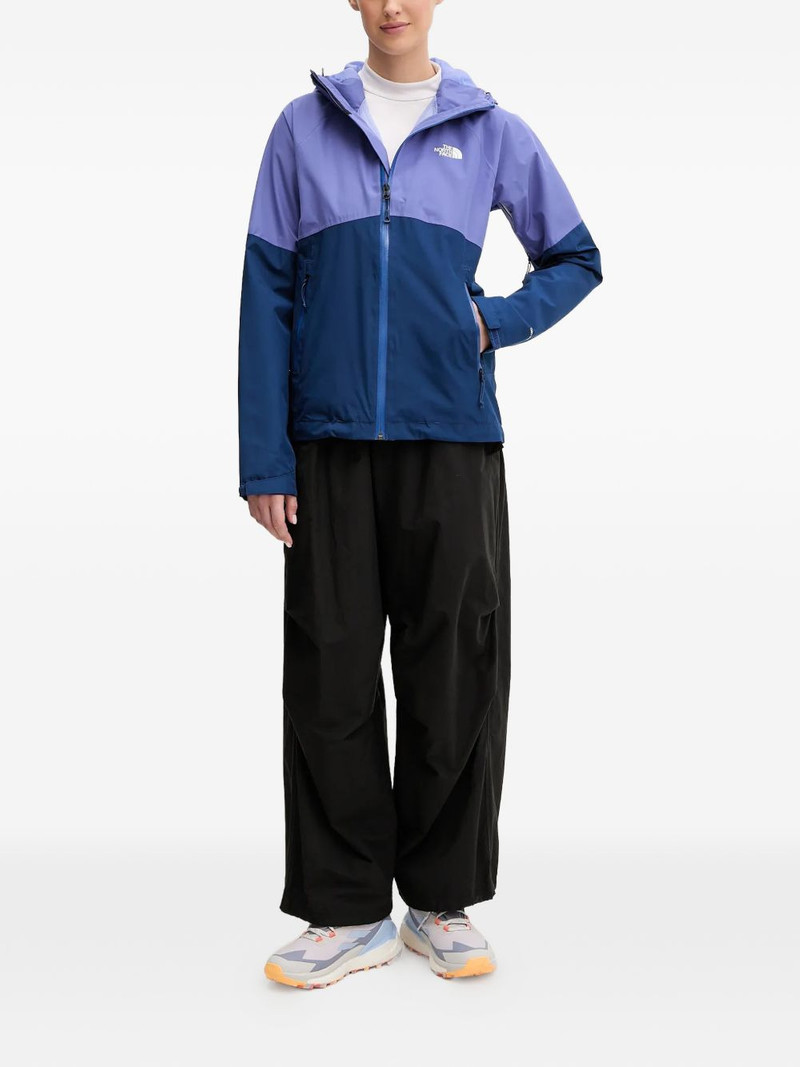 The North Face hooded colour-block jacket outlook