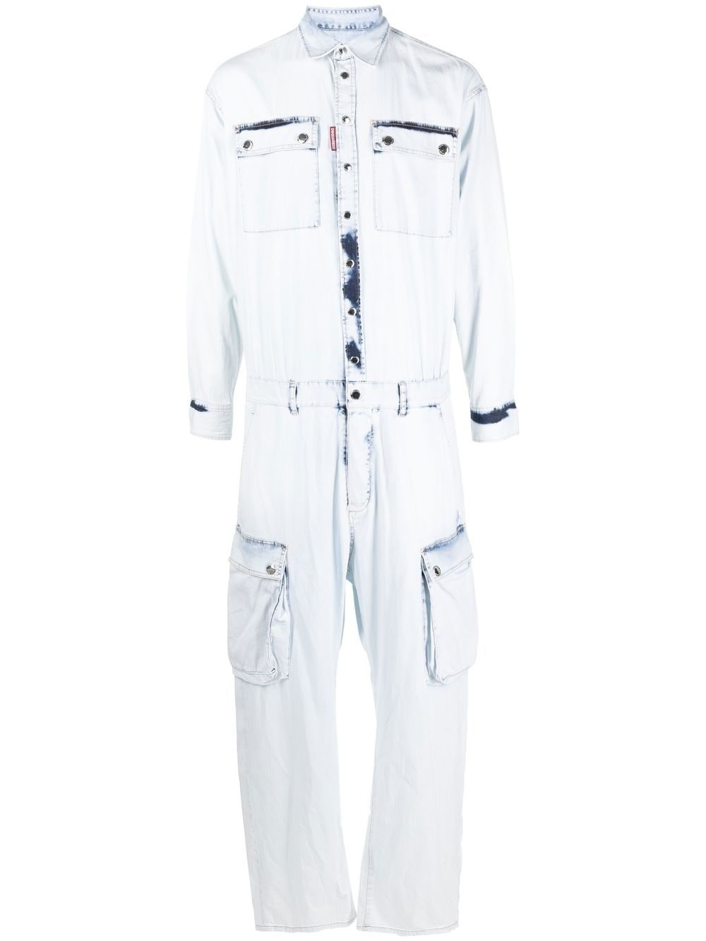 four-pocket denim jumpsuit - 1