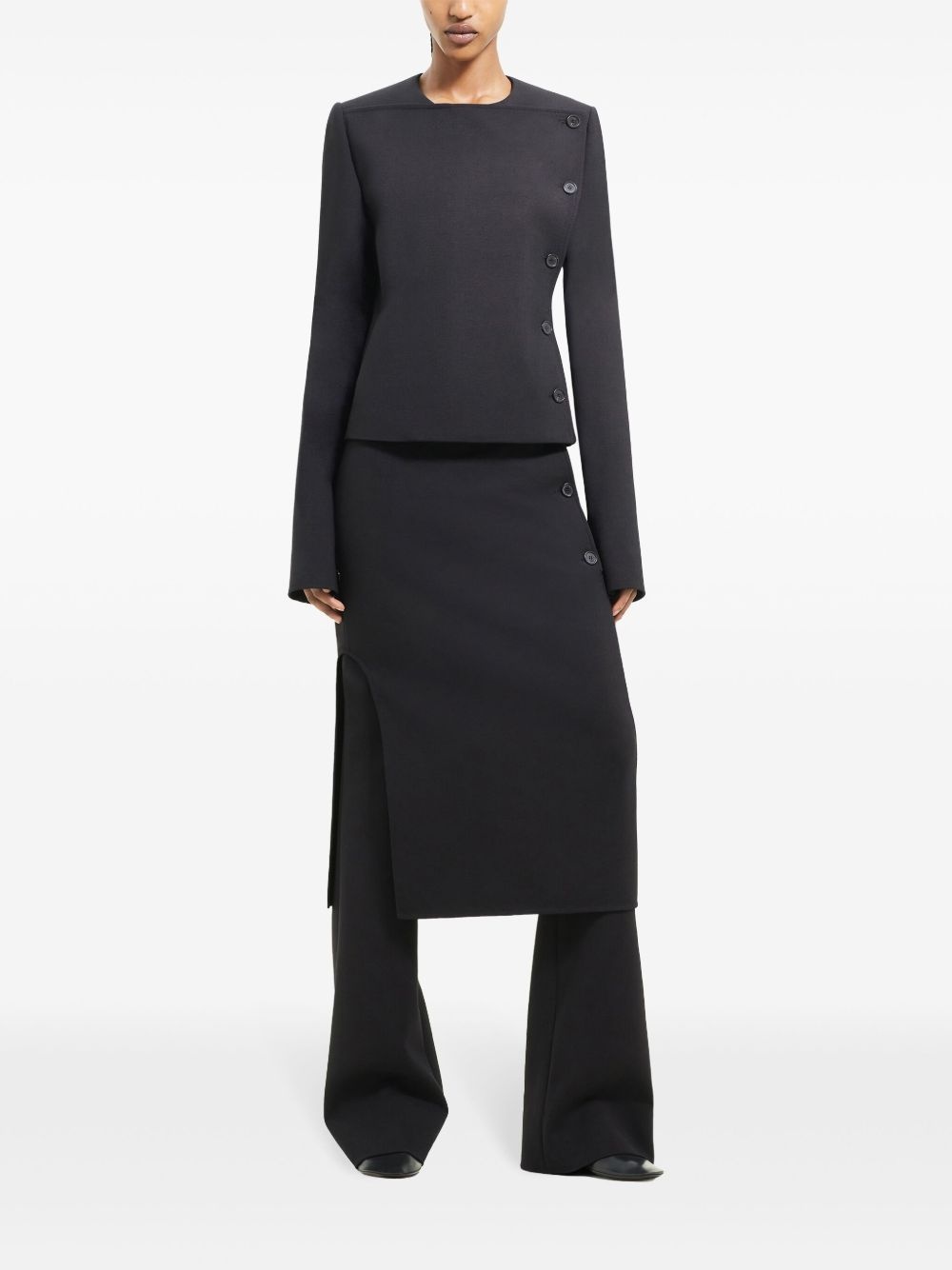 buttoned tailored jacket - 2