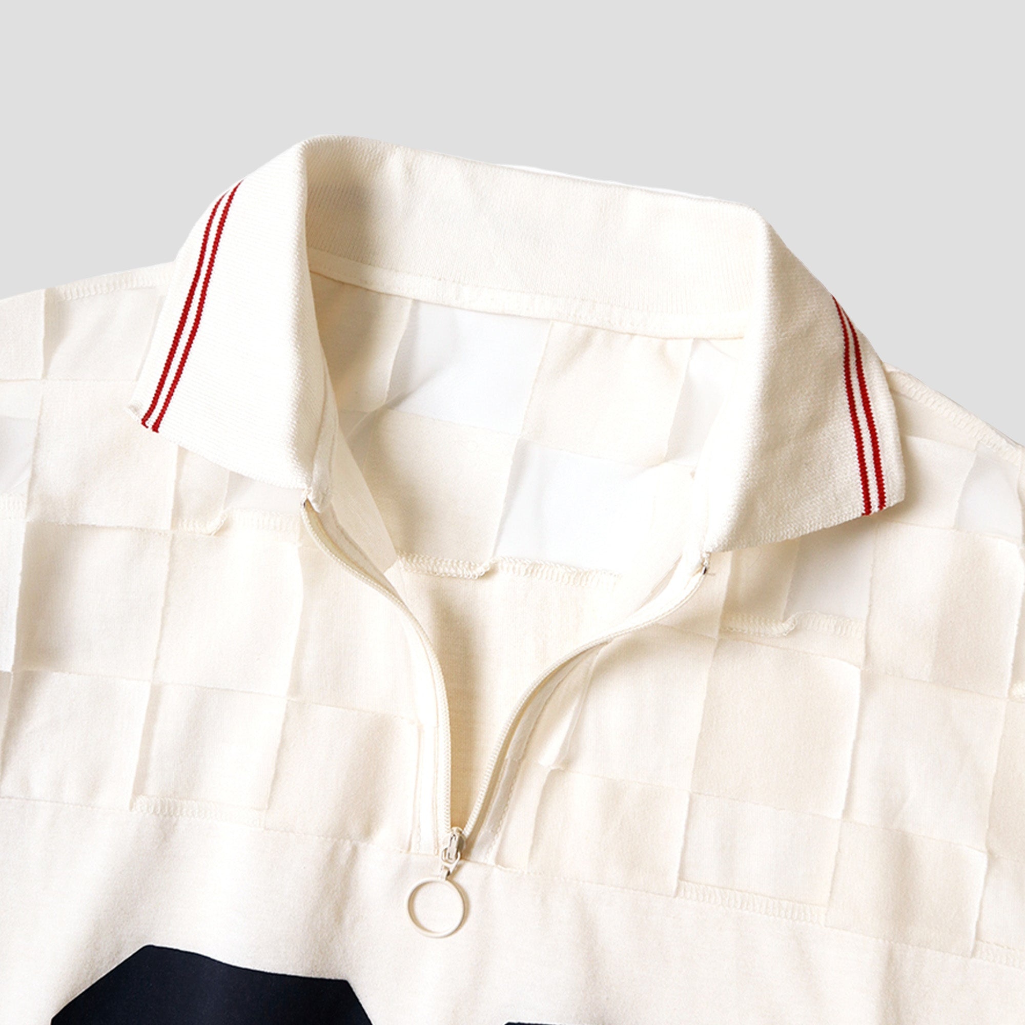 CHECKER SEE-THROUGH POLO SHIRTS - 3
