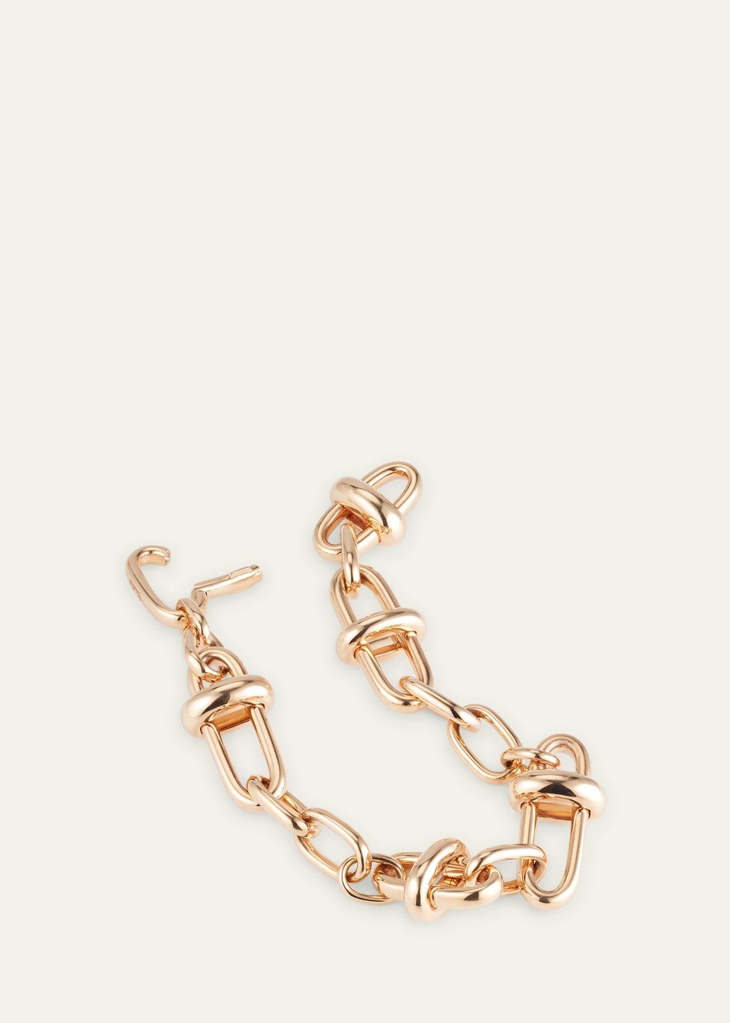 Iconica 18K Rose Gold Cross Bar Link Bracelet - 3