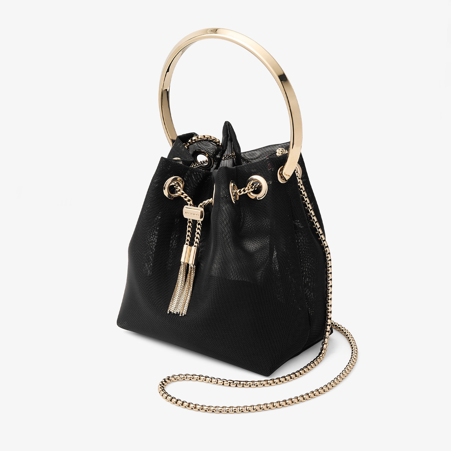 Bon Bon
Black Mesh Bucket Bag - 3