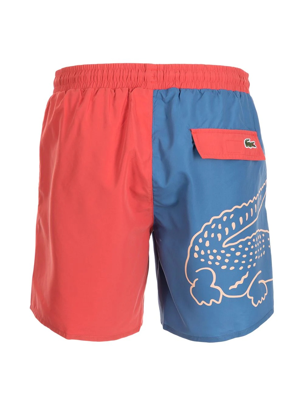 two-tone logo-print swim shorts - 2